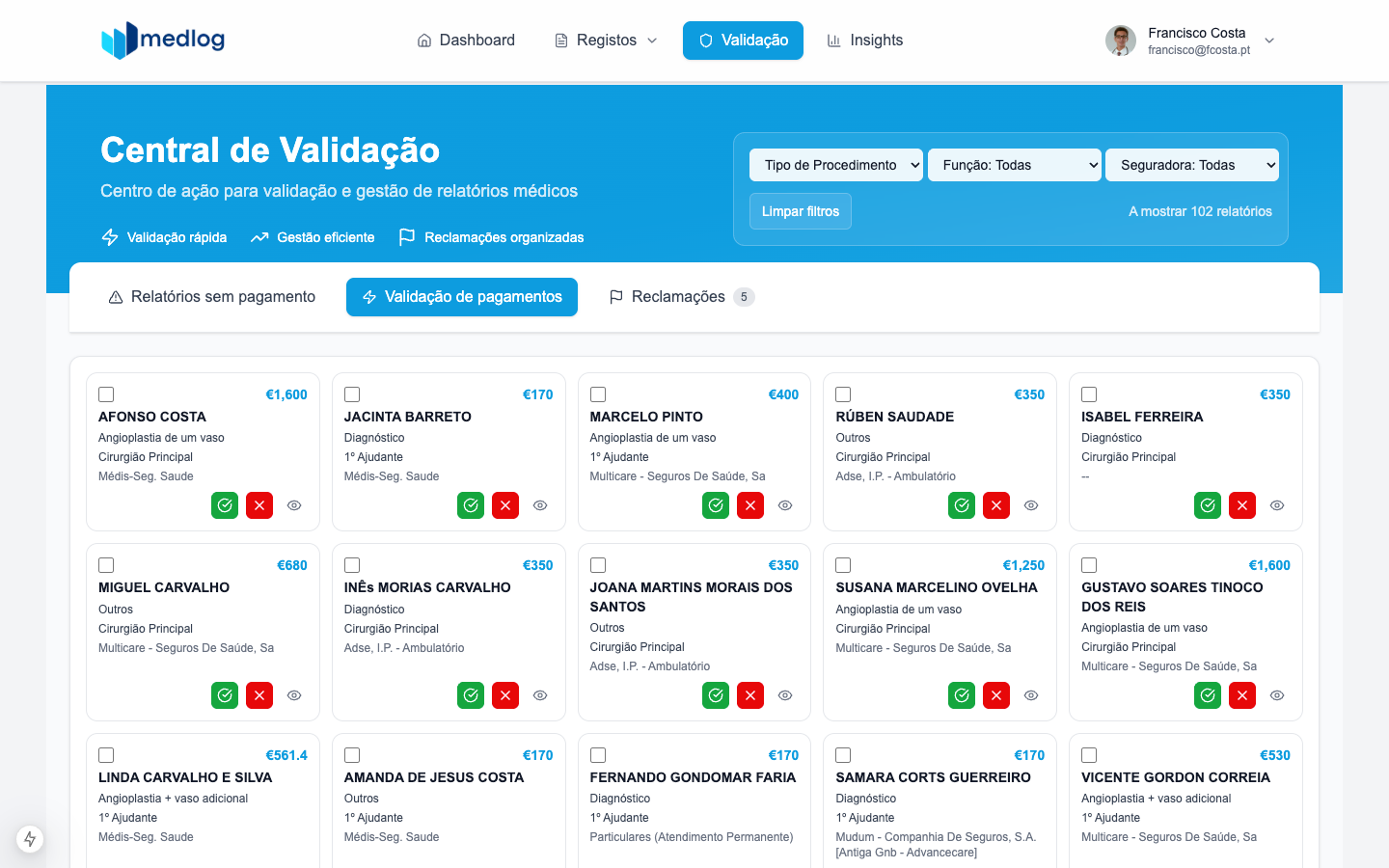 Validação Inteligente